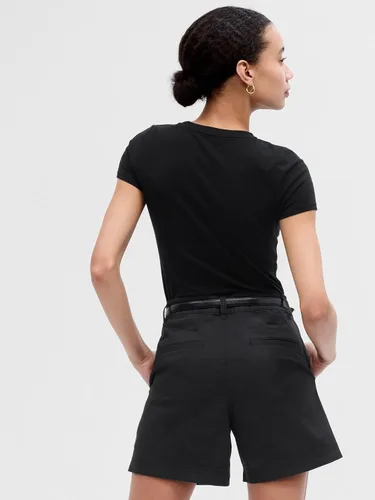 Miniatura 2 de GAP Pantalón corto caqui de 5 pulgadas para mujer