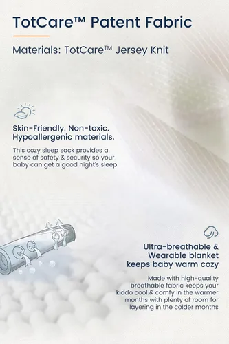 Miniatura 7 de TotAha Saco de dormir para bebés de 6 a 12 meses, paquete de 3, saco de dormir transpirable para bebé, niña, niño, manta usable con cremallera Azul