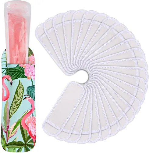 Miniatura 11 de JANYUN Paquete de 24 bolsas reutilizables para paletas de hielo, fundas anticongelantes (multicolor)
