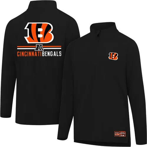 Miniatura 20 de Ultra Game Men's NFL Official Super Soft Quarter Zip Long Sleeve T-Shirt