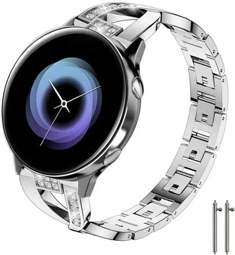 Correa compatible con Samsung Galaxy Watch 7/6/5/4/Active 2 Watch de 1.575 pulgadas, 1.732 pulgadas, Watch 4 Classic Band 1.811 in 1.654 in / Galaxy