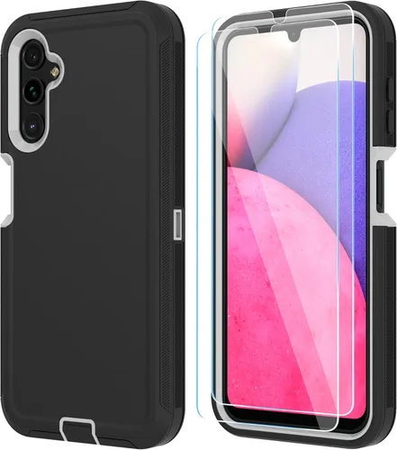 Miniatura 10 de ONOLA Funda compatible con Samsung Galaxy A14 5G con protector de pantalla HD, resistente a los golpes y a las caídas de servicio pesado, funda de 3