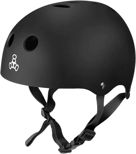 Miniatura 9 de Triple Eight Sweatsaver Halo - Casco de agua, goma negra Blanco (White Glossy)