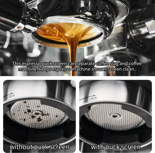 Miniatura 4 de Espresso Puck Screen choxila 1.7 Espesor 100μm Filtro Finura Filtros Reutilizables Filtro de Café de Acero Inoxidable Disco Disco Disco Pantalla