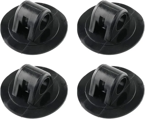 4 unids 2.953 in goma barco motor fijación hebilla inflable barco kayak motor fijo hebilla de montaje del motor de hélice asiento fuera de borda