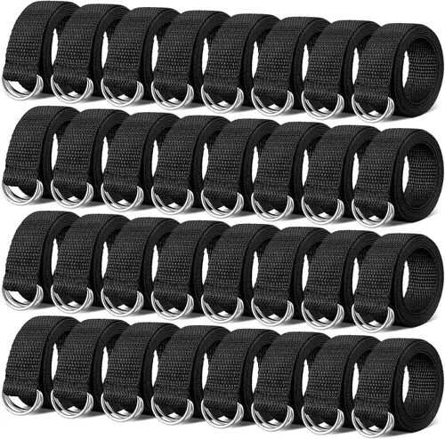 Miniatura 3 de Seematn Web - Cinturón de fútbol de 52 pulgadas, cinturón de fútbol con anillo en D para hombres, mujeres, jóvenes, niños y niñas Azul