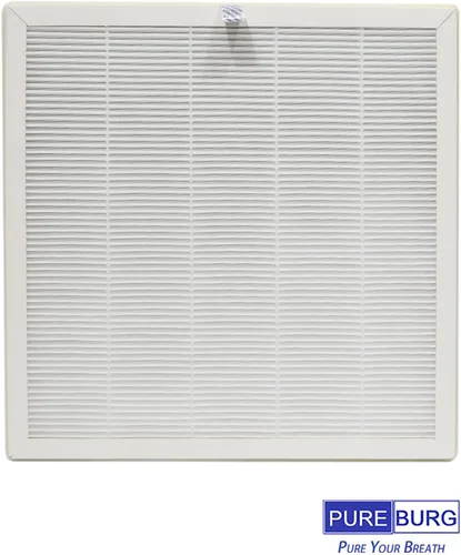 Miniatura 2 de PUREBURG Filtro HEPA de repuesto compatible con purificador de aire LAMPICK Cleaner-A6, paquete de 2 unidades H13 de carbón activado por filtración