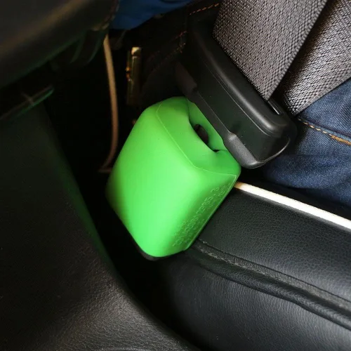 Miniatura 2 de gofidin 2 unids cinturón de seguridad hebilla Booster Prevención coche seguro cinturón de seguridad hebilla preverse cubierta caso