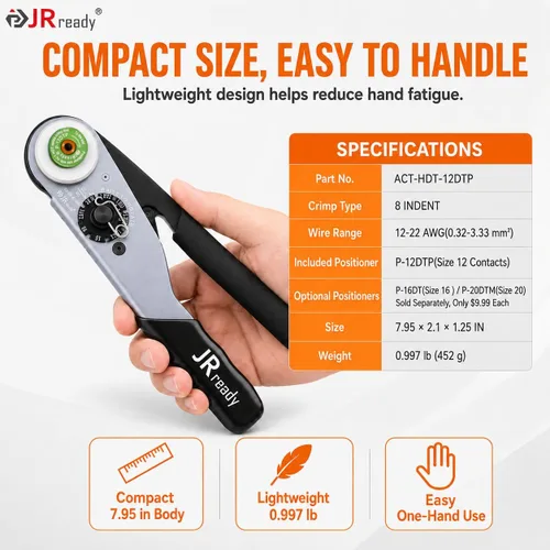 Miniatura 4 de JRready 6 pares de conectores Deutsch de 1 pin, ST6287-0106 IP67, impermeable, DTHD, conector de un solo pin para aplicaciones de alta resistencia