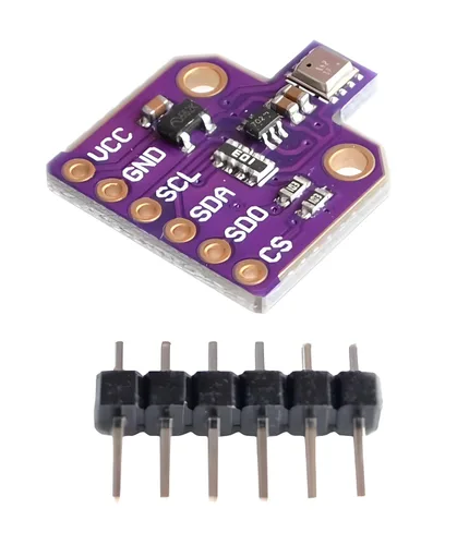 Miniatura 3 de Módulo de sensor de presión de temperatura y humedad BME680 CJMCU-680, gas de baja potencia, sensor de presión ultrabaja, placa de desarrollo