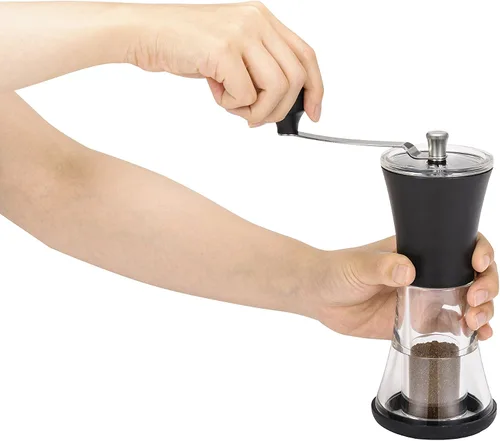 Miniatura 6 de Kyocera Molinillo de café ajustable delgado de cerámica avanzada, negro, 40 pulgadas
