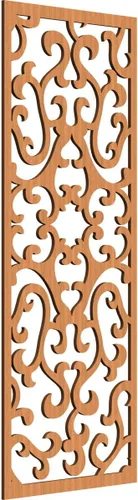 Miniatura 59 de Smithfield Paneles de pared decorativos de madera con calado, 13 3/8 pulgadas de ancho x 34 3/8 pulgadas de alto x 3/8 de alto, roble rojo rojo