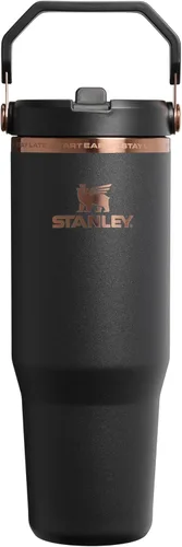 Miniatura 37 de Stanley IceFlow 2.0 Vaso con Popote Plegable con Asa 30 oz Tapa de Rosca y Popote Desmontable Botella de Agua Resistente a Fugas Acero