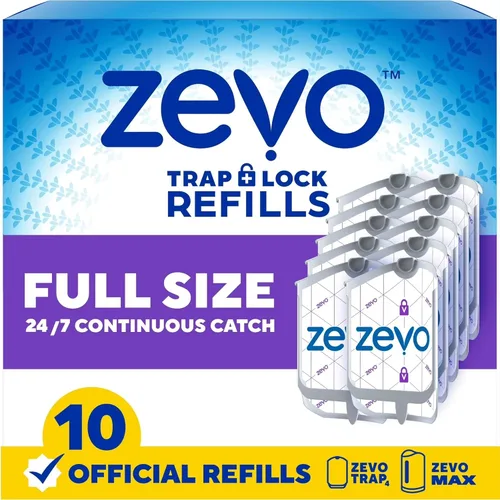 Miniatura 12 de Zevo Cartuchos de Recarga Oficiales para Trampa de Insectos Voladores - Compatible con la Trampa Zevo y la Trampa para Moscas de Interior MAX