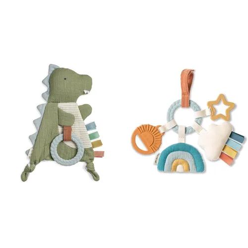 Miniatura 8 de Itzy Ritzy - Bitzy Crinkle - Conejito de juguete sensorial con sonido arrugado para bebés y niños pequeños - Cuenta con juguete de actividad