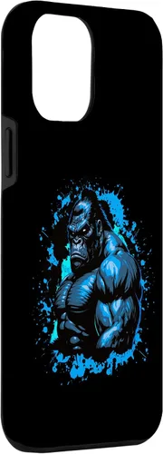 Miniatura 3 de iPhone 12 Pro Max Gorilla Workout Animal Beast Muscles Bodybuilding Gym Case