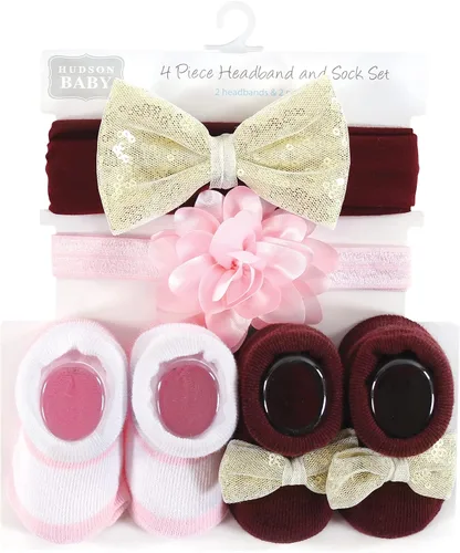 Miniatura 2 de Hudson Baby baby-girls Headband and Socks Set