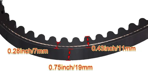 Miniatura 2 de 30 Series Go Kart - Correa convertidora de par para Comet 203589/manco 5959 Murray 12-8487 Baja Motorsports BB65-395 Ken-Bar 300-009 255-299 Rotary