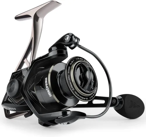 KastKing Megatron Spinning Reel, Freshwater and Saltwater Spinning Fishing Reel, Rigid Aluminum Frame 7+1 Double-Shielded Stainless-Steel BB, Over