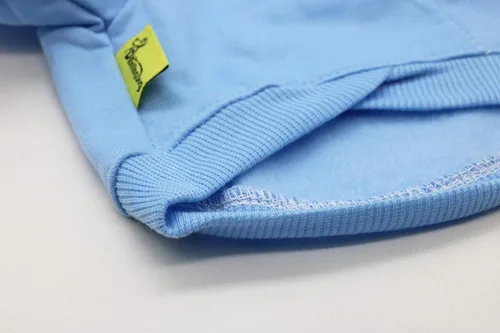 Miniatura 5 de Camiseta para mascotas con texto en inglés "I Love My Mom", para perros pequeños, XS, azul