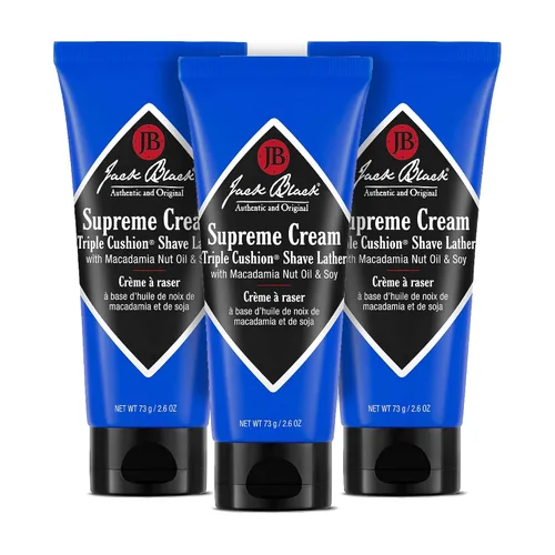Miniatura 8 de Jack Black Supreme Cream Triple Cushion - Crema de afeitar para hombre, crema de afeitar para hombres, crema de afeitar para hombres, crema