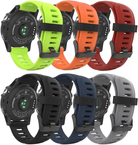 Miniatura 12 de MoKo Correa compatible con Garmin Fenix 3/Fenix 5X, [4 unidades] Correa de repuesto de silicona suave para reloj inteligente Garmin Fenix 3/Fenix 3