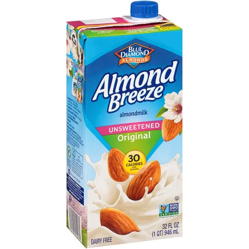 Miniatura 4 de Almond Breeze Leche de almendras sin lácteos, vainilla sin azúcar, 32 onzas (paquete de 12)