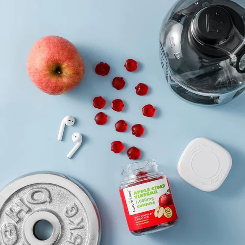 Miniatura 7 de Nature's Key Gomitas de vinagre de sidra de manzana, para apoyo de desintoxicación y limpieza, gomitas veganas ACV con ácido fólico, vitamina B6 B12