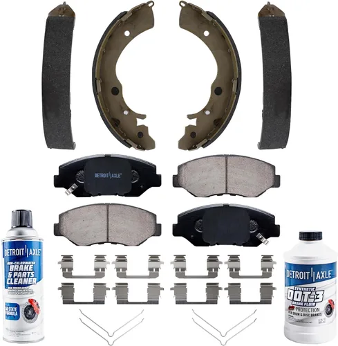Miniatura 93 de Detroit Axle - Pastillas de Freno Delantero para Nissan Altima Maxima Sentra 350Z Cube Juke Versa INFINITI G20 G35 I30 I35 Suzuki SX4, Pastillas