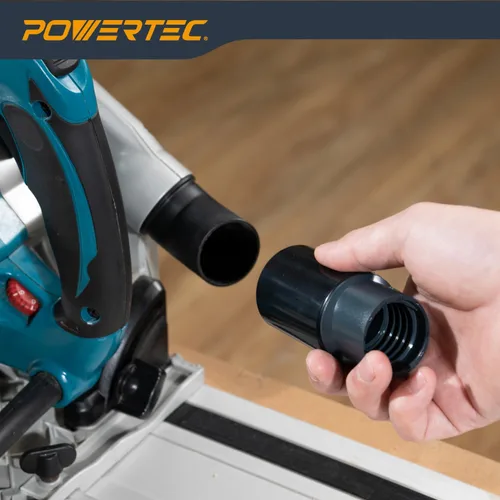 Miniatura 5 de POWERTEC 70296 Reemplazo del adaptador de manguera atornillada, adaptador de manguera roscada de 1-1/2 pulgadas para kits de montaje POWERTEC 70175
