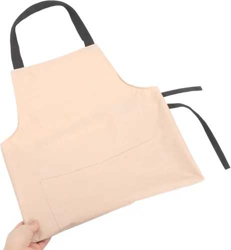 Miniatura 3 de Waterproof Kitchen Apron for Adults with Large Pouch, Pink Pvc Cooking Apron for Men and Women, Oil-resistant Utensil Washing Bib Suitable for Home