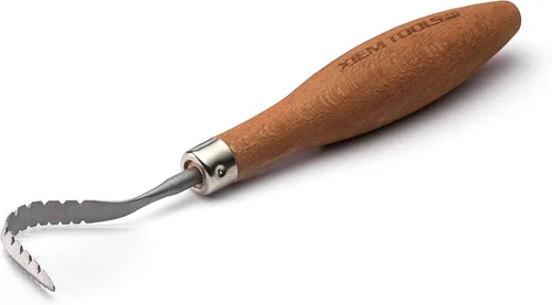 Miniatura 5 de Xiem Tools Herramienta de rastrillo de arcilla para cerámica y cerámica (mediano, rastrillo para vientre)