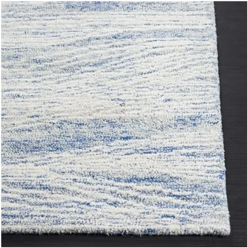 Miniatura 4 de SAFAVIEH Metro Collection - Alfombra decorativa de 2 x 3 pies, azul y marfil, diseño transicional, ideal para áreas de alto tráfico en pasillo, baño