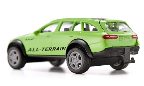Miniatura 5 de SIKU 2349, Mercedes-Benz Clase E All-Terrain 4 x 4², 1:50, Metal/Plástico, Verde, Coche de juguete para niños, Enganche de remolque y capó