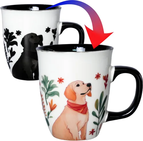 Miniatura 10 de Taza de Escarabajo de 16 oz que Cambia de Color - Taza de Café de Cerámica para Amantes de los Insectos - Regalo Novedoso con Temática de Insectos