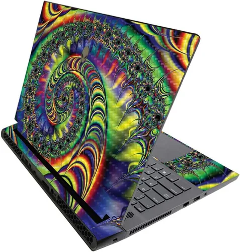 Miniatura 164 de MightySkins - Skin brillante con purpurina para Alienware M17 R3 (2020) y M17 R4 (2021) - Diversión de los años 90 Acabado duradero con purpurina