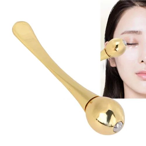 Miniatura 2 de Palitos de masaje de crema para ojos, aplicador de crema de ojos de aleación de zinc, antiarrugas, alivio de fatiga ocular, palo de masaje