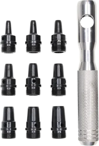 Miniatura 2 de Mayhew Tools 66012 - Punzón hueco, juego de 10 piezas, color negro