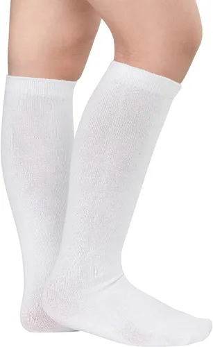 Miniatura 48 de Century Star Calcetines de fútbol de algodón para niños y jóvenes, calcetines de tubo suave, hasta la rodilla, calcetines deportivos largos