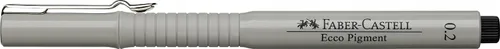 Miniatura 3 de Faber-Castell Ecco Pigment - Bolígrafo de punta de fibra, 0.008 in, color negro