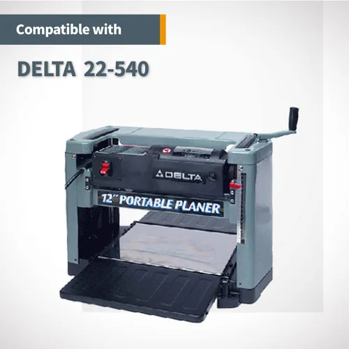 Miniatura 5 de POWERTEC Cuchillas cepilladoras de 12 pulgadas para Delta TP300, 22-540, repuesto para cuchillos cepilladores 22-547, juego de 2 (12810)