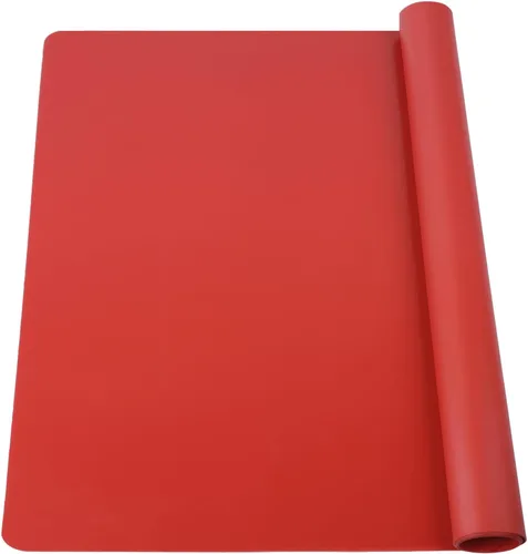 Miniatura 9 de Tapete de silicona extra grande para encimera de cocina, 36 x 24 pulgadas, tapete de silicona para mesa de resina, tapete resistente al calor