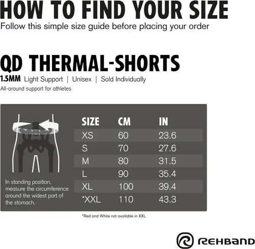 Miniatura 5 de QD R3 - Pantalones de compresión, pantalones cortos deportivos de neopreno para levantamiento de potencia, deportes de resistencia, fútbol