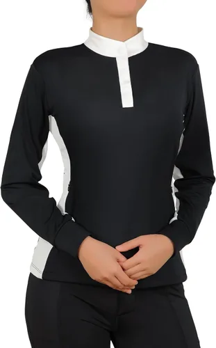 Miniatura 2 de Camisetas de golf de manga larga para mujer, con bolsillos