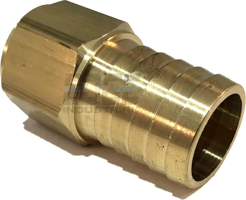 Manguera de 1" ID a 3/4" hembra NPT FNPT latón recto accesorio combustible/aire/agua/aceite/gas/WOG (cantidad 01)