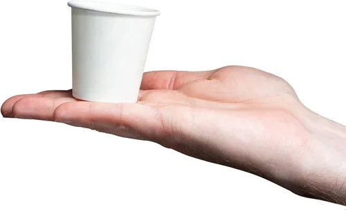 Miniatura 5 de GUSTO [3 onzas – 100 vasos de papel pequeños blancos, mini vasos desechables para enjuague bucal para baño, ecológicos y versátiles