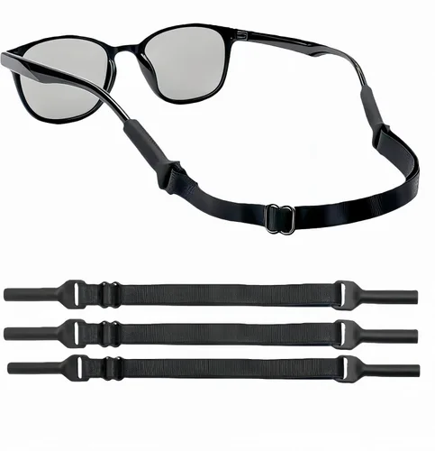 Miniatura 20 de Retenedores elásticos ajustables para gafas de lectura, gafas de miopía, gafas de sol deportivas