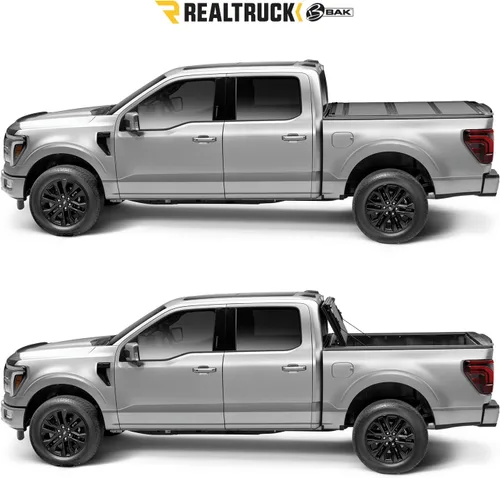 Miniatura 8 de RealTruck BAK BAKFlip MX4 - Cubierta rígida plegable para caja de camioneta 448524 Se adapta a 2016-2025 Nissan Titan XD 6 pies 7 pulgadas caja