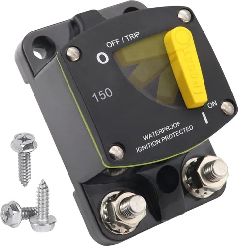 Miniatura 27 de E69 Interruptor de circuito de 10 A T3 con restablecimiento manual Mini de montaje en superficie IP66 Interruptor conmutable de 10 A