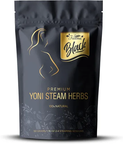 Fivona Black Yoni Steam Herbs All Natural Femenine V SPA para desintoxicación, limpieza, olor y equilibrio de PH